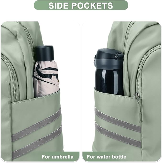coofay Gym Backpack For Women Waterproof Sports Backpack With Shoe Compartment Lightweight Travel Backpacks Small Gym Bag Dance Volleyball Backpacks