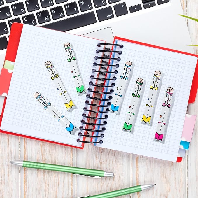 Junkin 32 Pcs Spaceman Writing Tools Spacers for Writing Handwriting Spacer Tool Classroom Management Tools for Students to Learn Proper Word Spacing