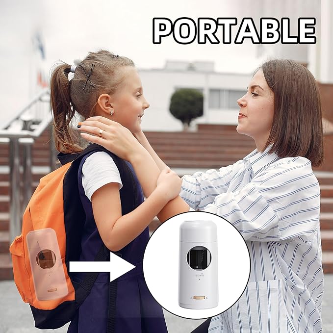 tenwin Rechargeable Electric Pencil Sharpener, Fully Automatic Pencil Sharpener for 7-11.5mm Jumbo Pencils, Hands-Free Sharpener for Colored Pencils, Auto in&Out, Adjustable Pencil Nibs, Silver