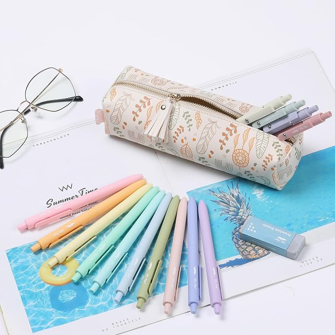 Mr. Pen- PU Leather Pencil Case, Boho Style