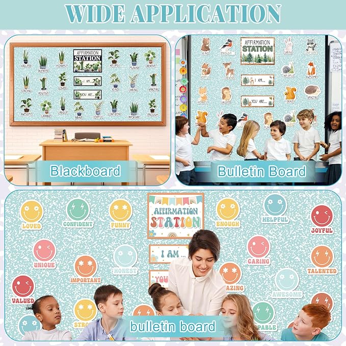 Green Composition Bulletin Board Roll Non-Woven Fabric Poster 15.7" x12ft