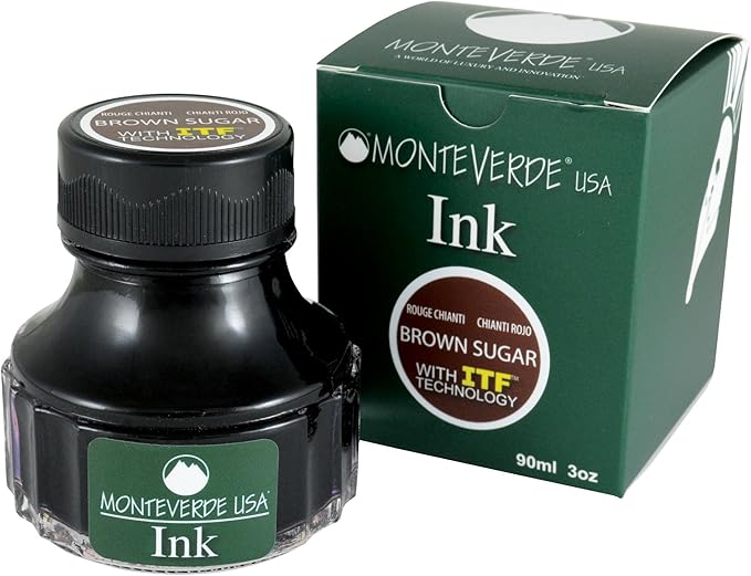 Monteverde USA Ink with ITF Technology, 90 ml Brown Sugar (G308BS)