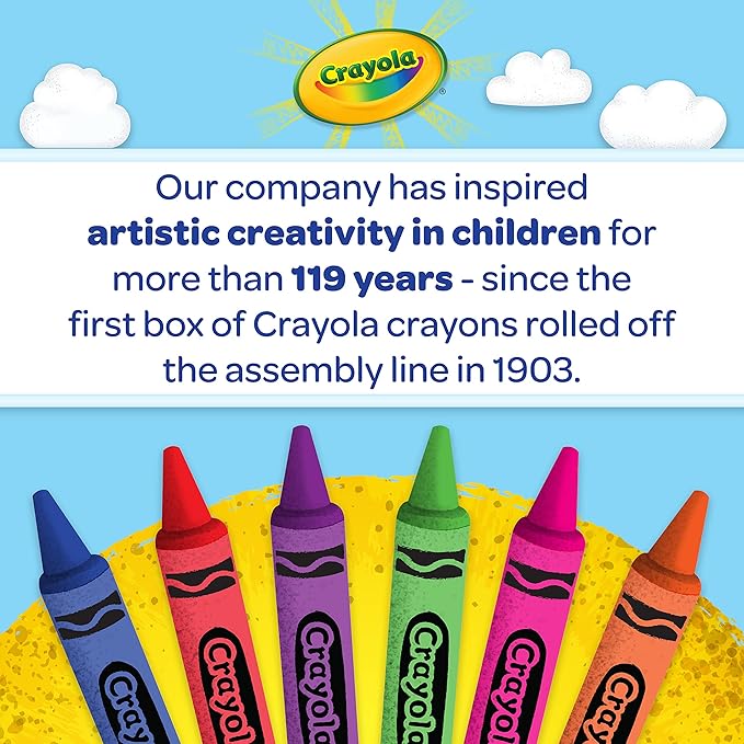 Crayola Crayon Classpack (800ct), Bulk Crayons for Kids, School Supplies, Preschool Teacher Classroom Must Haves, Ages 5, 6, 7