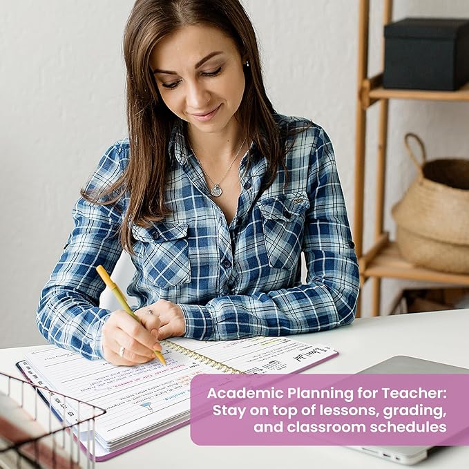 Planner 2026–2027, Academic Monthly Weekly Spiral Calendar, July 2026 – June 2027, Hardcover Agenda Notebook with Tabs, 8.5" x 11", Perfect for Students, Teachers, School & Daily Planning - Twilight Bloom