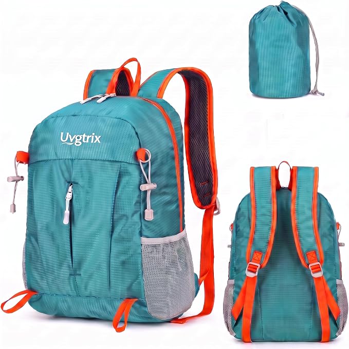 20L Water Resistant Foldable Packable Daypack Backpack | Lightweight Durable Portable Outdoor Travel Backpack for Women Men Camping Climbing Hiking Walking Sports Daily Commuting