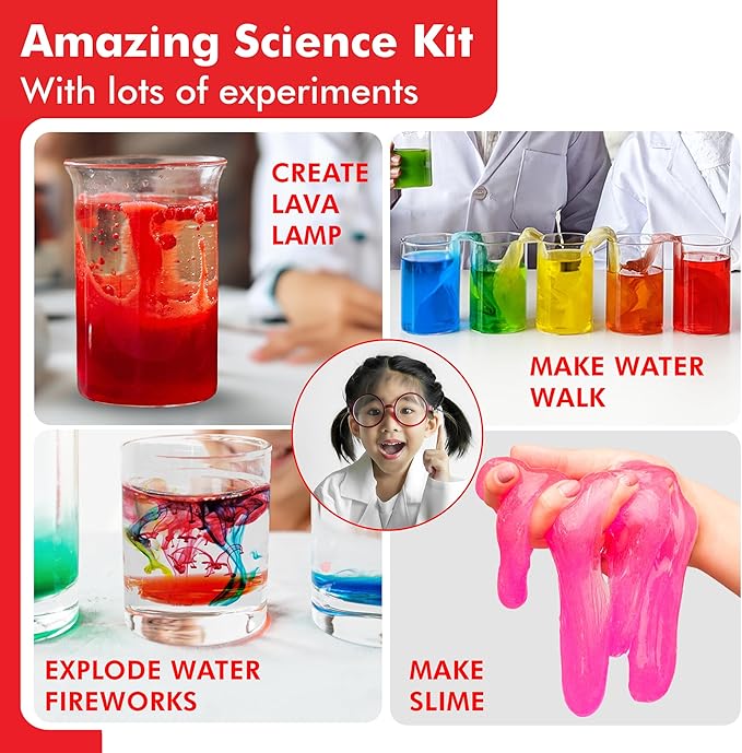 Doctor Jupiter Little Genius Kit | Educational Science Kits, STEM Toys for 4-5-6 Year Old Boys & Girls | Preschool Learning Toys & Activities | Science Experiments, Gifts for Kids 4-5-6 Year Old