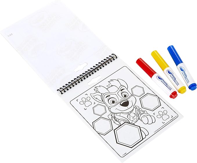 Crayola Color Wonder Paw Patrol Coloring Pages, Mess Free Coloring, Gift for Kids, Age 3, 4, 5, 6, Multi (75-7134)
