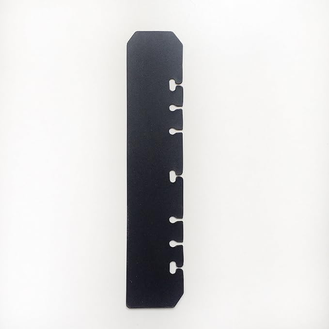 Zelten Refills/Loose Leaves for A5 Cover Ring Binder/Personal Organizer/Planner(A5 6 Holes, Today Ruler 01 Black)