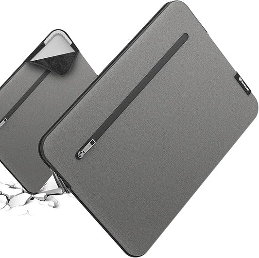Smatree SlimPro Laptop Sleeve Case for 16 inch Lenovo ThinkPad E16 Gen 2/1, Case with Swift-Access Accessory Pocket, Patented Super-Corner Design, Light Grey (S619LG)