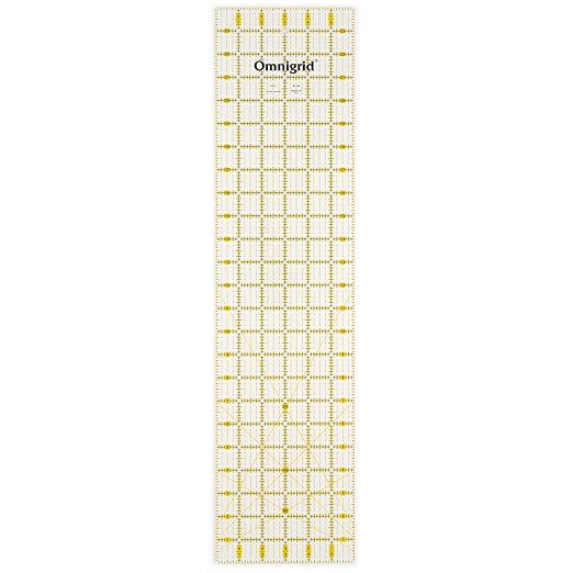 Omnigrid 6" x 24" Rectangle Quilting and Sewing Ruler