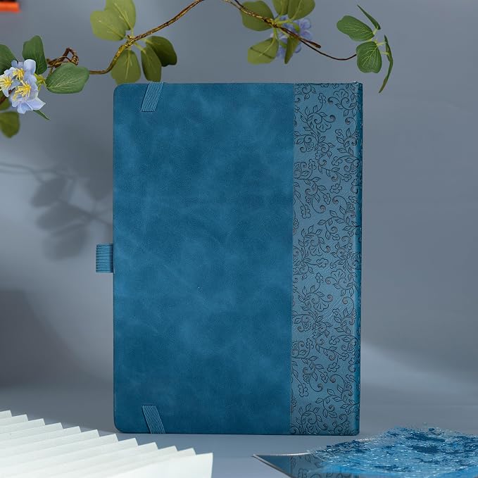 TIEFOSSI B5 Lined Journal for Women Men, 100 GSM Thick Paper, 230 Numbered Pages, College Ruled Notebook, Hardcover Notebooks for Journaling Writing