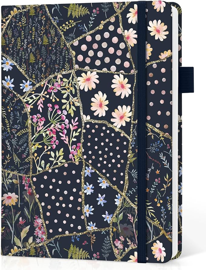 Taja Pretty Journal for Women, 5.7" x 8.3" Lined Notebook for Journaling