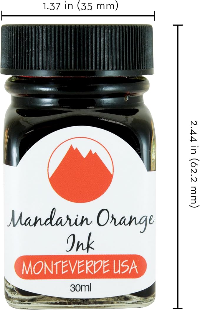 Monteverde USA Ink with ITF Technology, 30 ml Mandarin Orange (G309MO)