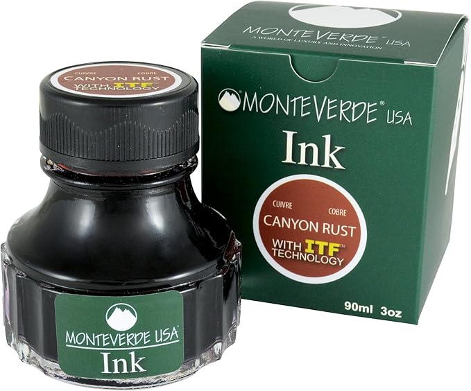 Monteverde USA Ink with ITF Technology, 90 ml Canyon Rust (G308CP)