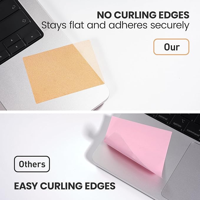 Pull-Out Sticky Notes, Transparent Full-Back Adhesive to-Do List with Dispenser, 126 Sheets for Home, Office & School