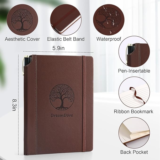 2026 Planner Undated Weekly Planner Notebooks A5 Week Plan Notepad Size 5.5'' X 8.1'' Inner Pocket ,Lined and Notes, No Dated Weekly To Do List Planner Notebook With Goal & Habit Tracker Organizer 100GSM Thick Paper, Pen Holder， Perfect For Office Home...