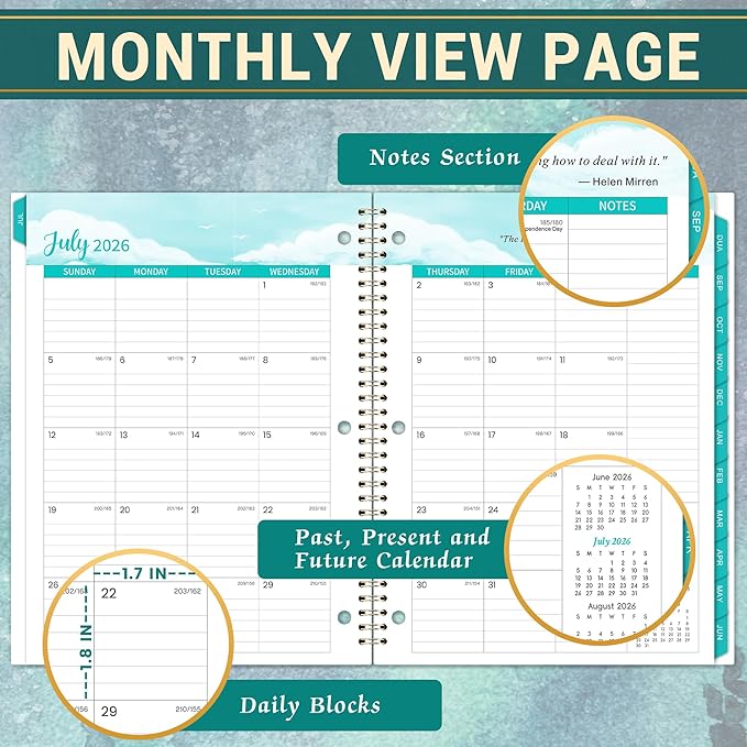 Student Planner 2026-2027 - Academic Year Weekly & Monthly School Planner, 2026-2027 Student Planner, Jul 2026 - Jun 2027, 9’’ × 11’’, 368 Stickers and Back Pocket
