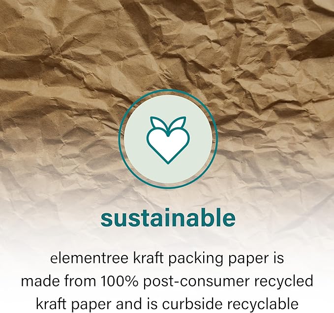 Elementree Brown Packing Paper Sheets for Moving & Shipping - 60-Carton Pallet (90,000 Sheets) - 14.5" x 11" - Sustainable Void Fill Packaging Made in the USA - Kraft Paper Thickness (00919PAL)
