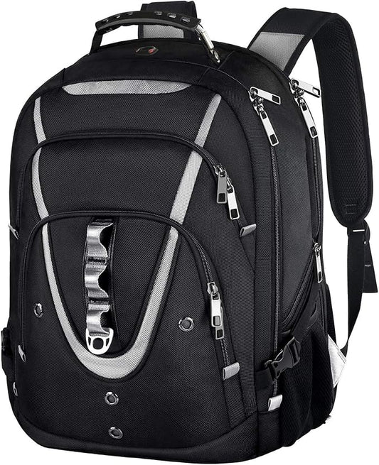 17 inch Laptop Backpack, Large Travel Backpack for Men Airline Approved and TSA Friendly, RFID Anti Theft Water Resistant Bookbag Fit for College High School Students Weekender