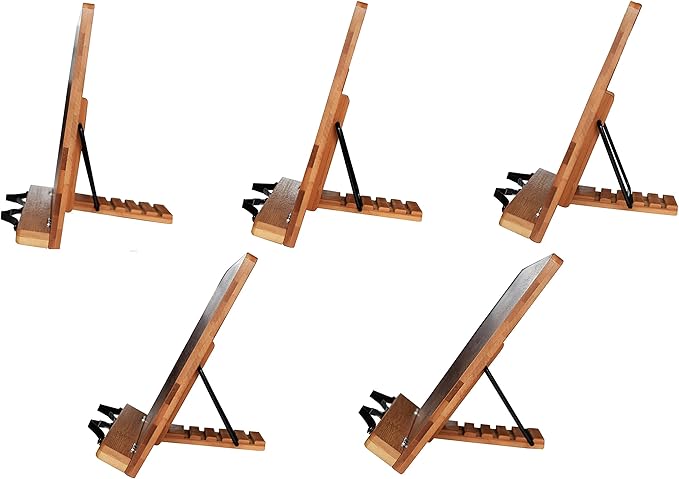 Book Stand Cookbook Holder Book Rest Reading Stands Tablet Holders: The Tool to Enjoy Reading in a Healthy Posture