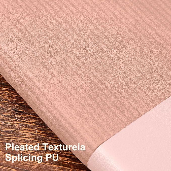 Dotted Journal Notebook Soft Cover PU Leather Journaling Notebooks for Women Men Writing Work Office School 160 Pages 100 GSM Thick Paper A5 Dotted 80 Sheets 5.79"x8.27", Pink