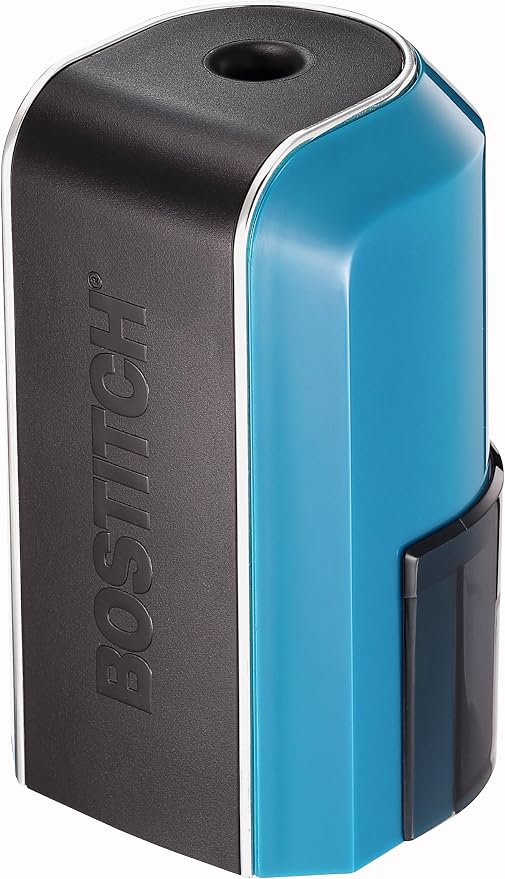 Bostitch Office Vertical Battery Pencil Sharpener, Blue (BPS3V-BLUE)