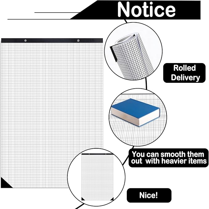 gisgfim Large Engineering Graph Paper Pad 22x 17 Landscape 4 X 4 Black Grid Pad Giant Drafting Sketching Paper Black print Grid-Based Graphing for Engineer Designer Architect Draftsman Rolled Delivery