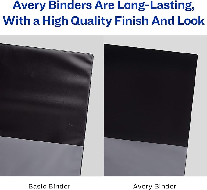 Avery Heavy-Duty Binder with 1.5-Inch One Touch EZD Ring, Black (79991)