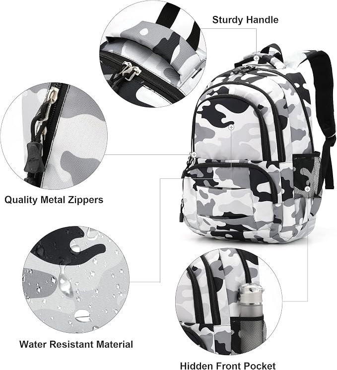 rickyh style Kids Lightweight Durable Elementary Student School Backpack