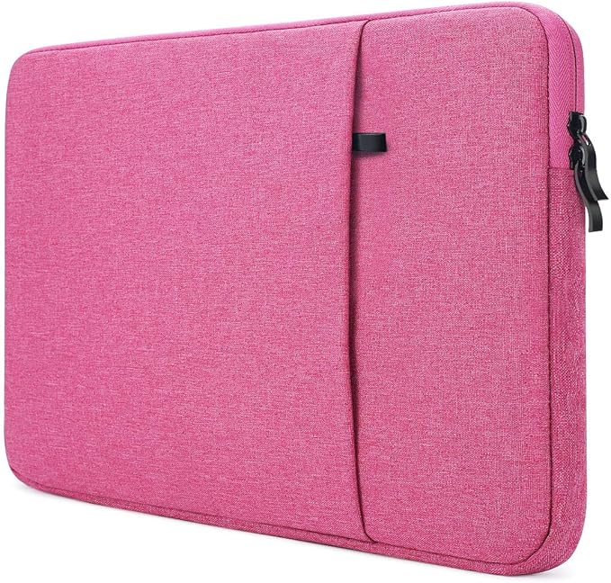 NIDOO 13-14 inch Laptop Sleeve Case Protective Computer Cover for 14" MacBook Pro M2 M1 / 14.4" Surface Laptop Studio / 13.5" Surface Book 3 / ThinkPad X1 Carbon / P14s T14 E14 / HP, Red