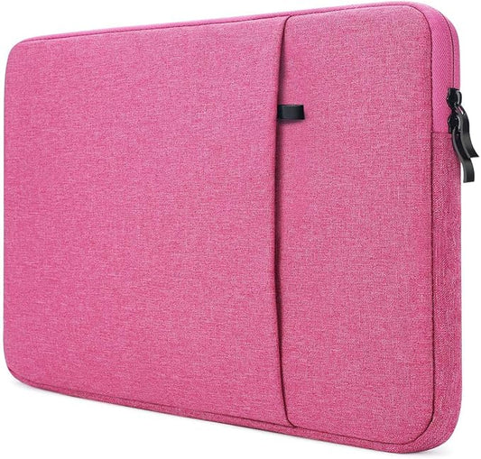 NIDOO 15" 16" Laptop Sleeve Case Notebook Protective for 15" MacBook Pro / 16" MacBook Pro M2 M1 / 15" Surface Laptop 3/16" ThinkPad Z16 / Yoga 7i / 15.6 Dell XPS 15 / HP EliteBook 655 G9, Red