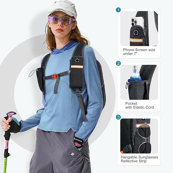 FIORETTO 10L/15L/20L Hiking Backpack for Women Men Mini Packable Backpack Lightweight Small Daypack for Travel Camping