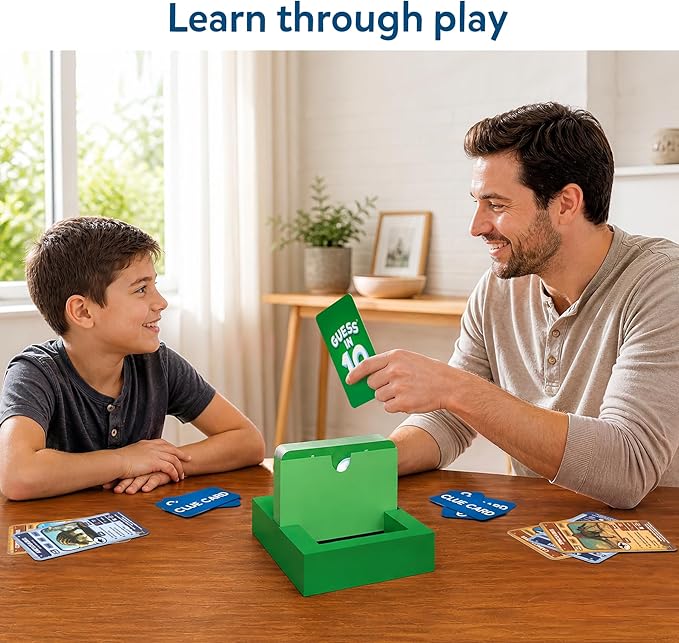 Skillmatics Guess in 10 Dinosaurs, Perfect for Boys, Girls, Kids, and Families Who Love Card Games, Toys, Travel Games, Gifts for Ages 8, 9, 10 & Up