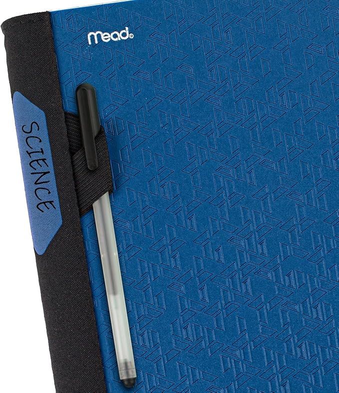 Five Star Advance Spiral Notebook + Study App, 3 Subject, College Ruled Paper, 8-1/2" x 11", 150 Sheets, Spiral Guard, Movable Tabbed Dividers, Pacific Blue (73138)