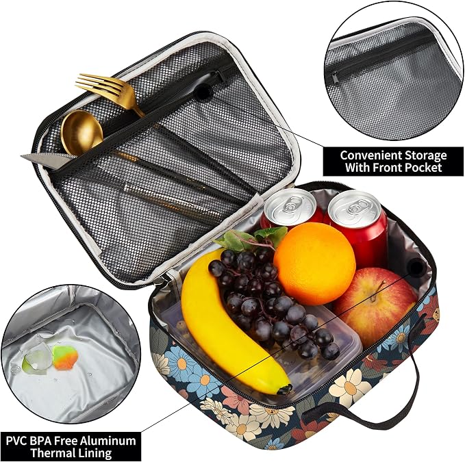 rickyh style Kids Insulated Lunch Box Thermal School Cooler hot Bag for Child
