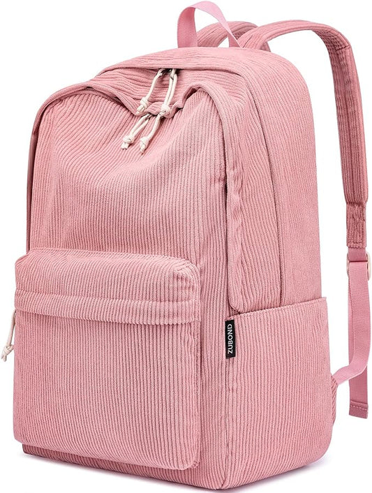 ZUBOND Backpack for School Girls and Boys, Lightweight School Bookbag for Teens, College Students Women & Men, Cute Large Laptop Backpack Fits 15.6 Inch Notebook