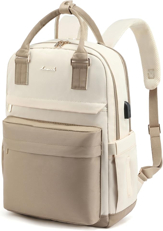 LOVEVOOK Travel Laptop Backpack Women Anti-theft Laptop Bag with USB Port Waterproof Computer Backpack for Nurse College Work