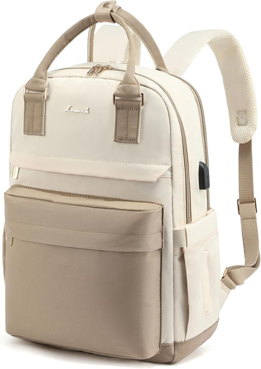 LOVEVOOK Travel Laptop Backpack Women Anti-theft Laptop Bag with USB Port Waterproof Computer Backpack for Nurse College Work