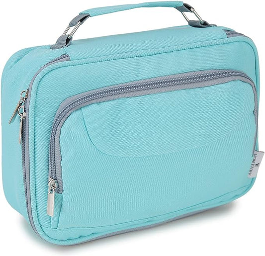 Large Pen Pencil Case,VONXURY High Capacity Art Colored Pencil Pouch Portable Stationery Organizer With 2 Detachable Layers 54 Slots Multiple Zipper Pockets for School Office College