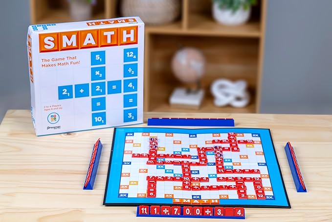 Pressman SMATH - The Game That Makes Math Fun! Multicolor, 5"