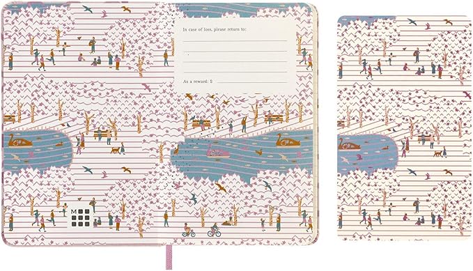 Moleskine Limited Edition Sakura Notebook, Hard Cover, Pocket (3.5" x 5.5"), Ruled/Lined, Couple, 192 Pages