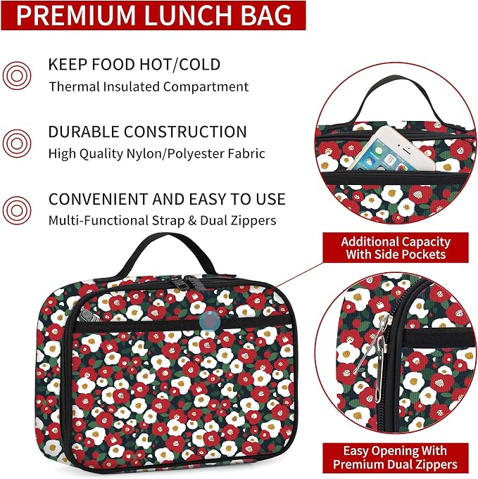 rickyh style Kids Insulated Lunch Box Thermal School Cooler hot Bag for Child