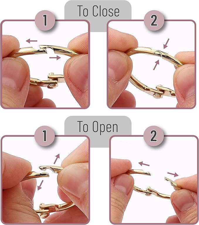 Mr. Pen- Loose Leaf Binder Book Rings, 1 Inch, 40 Pack, Metal Binder Rings for Index Cards, Keychains, School, Home, Office, Gold