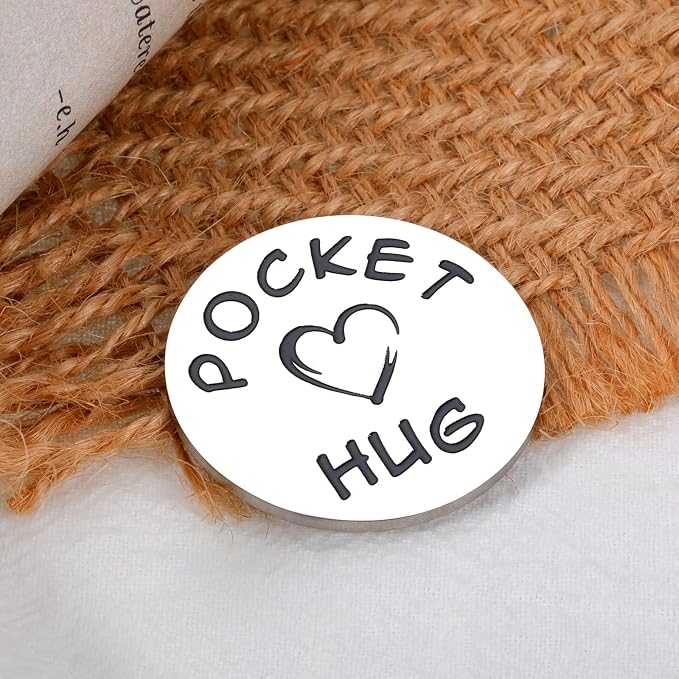 College Essentials for Guys Teens, Back to School Gifts for Boys Girls, Back to School Supplies, Motivational Gifts for Son Daughter, Pocket Hug Token Gift for 20 Year Old Male Christmas