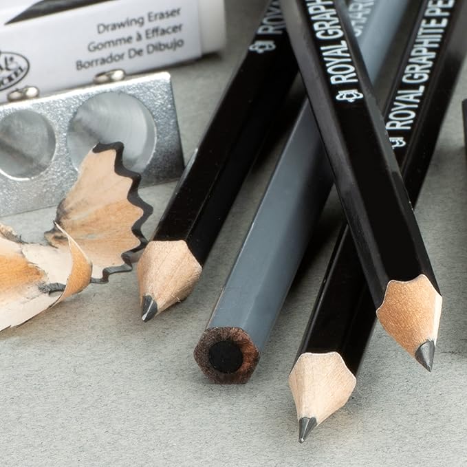 Royal & Langnickel RART-200 Essentials Sketching Pencil Set, 21-Piece