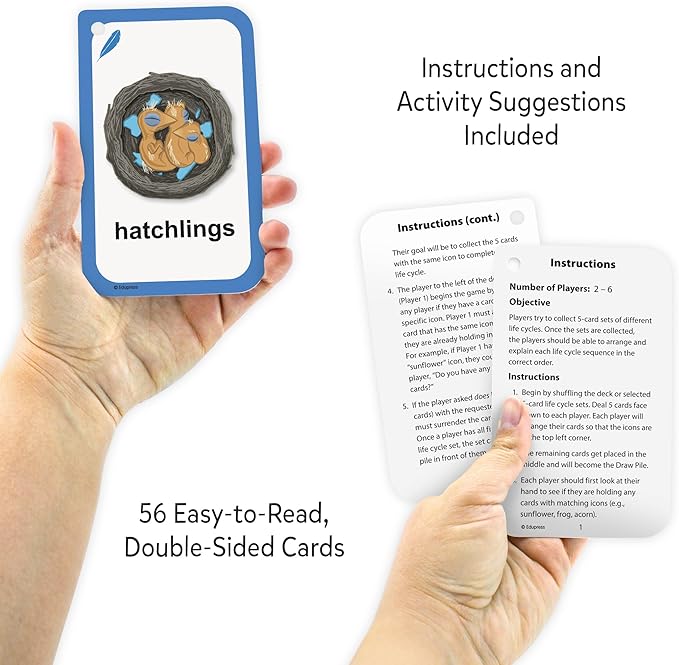 Teacher Created Resources Go Fish: Life Cycles Flash Cards (EP62321)