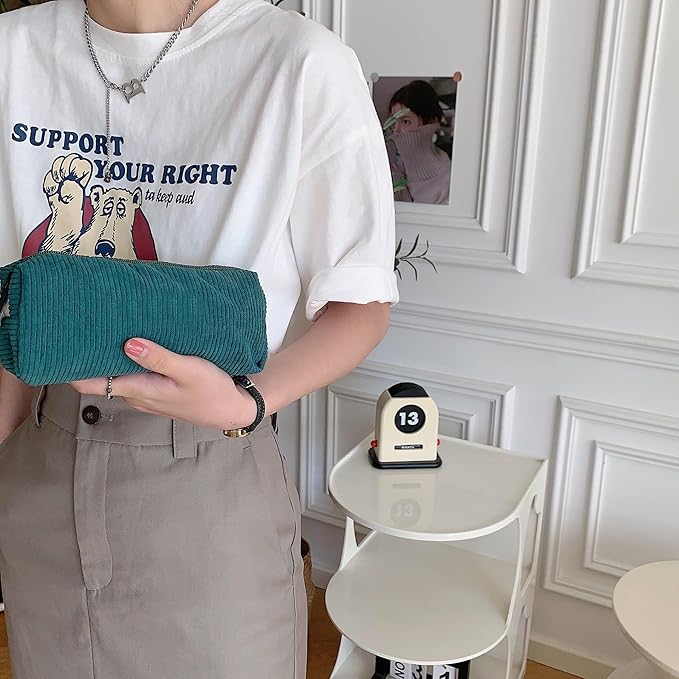 Cute Pencil Case Aesthetic Student Pencil Pouch Coin Pen Pouch Cosmetic Bag Office Stationery Organizer For Kids Teen School