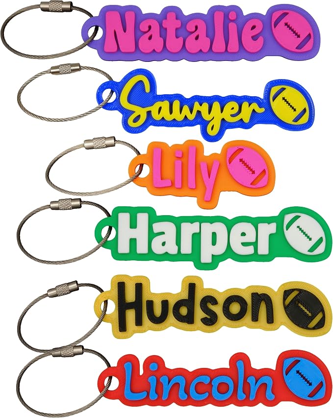 SuperFineDeesigns Bag & Water Bottle Name Tag