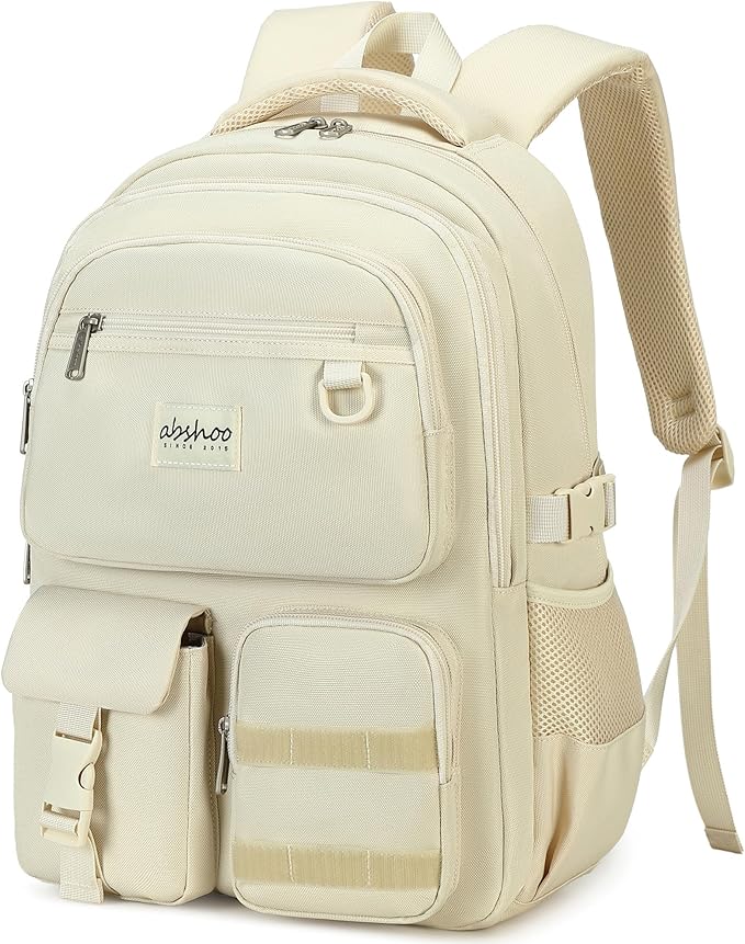 abshoo Large Heavy Duty Backpack For School College Bookbag Casual Multi Pocket Travel Backpacks