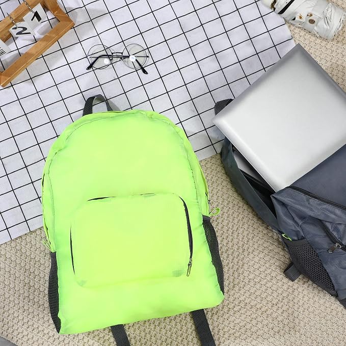 Jexine 10 Pcs Backpacks Bulk 16.5 Inches Lightweight Travel,Multicolor | Basic Book Bags for School Outdoor, Foldable Storage, Ideal Students Adults Commuters, Bulk Backpack Set for Teams